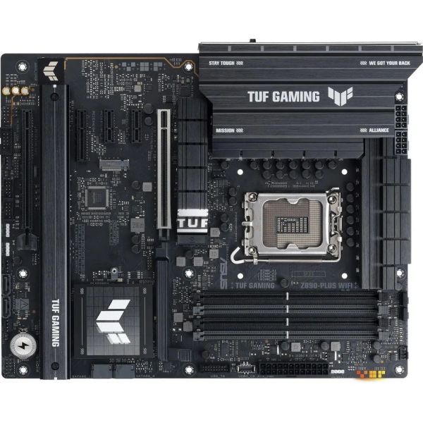 Материнская плата ASUS TUF GAMING Z890-PLUS WIFI Socket-1851, Intel Z890, ATX, Ret
